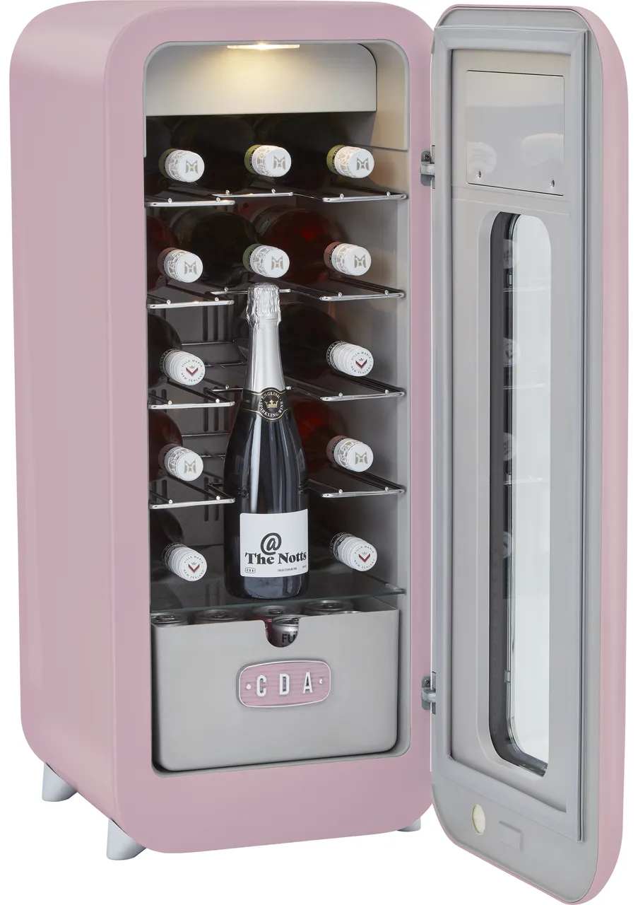 NANCY-TEA ROSE Retro Freestanding Lifestyle Cooler