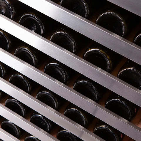 Pevino Majestic Freestanding 159 Bottles 1 Zone Stainless Steel Front